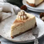Keto Egg Nog Cheesecake