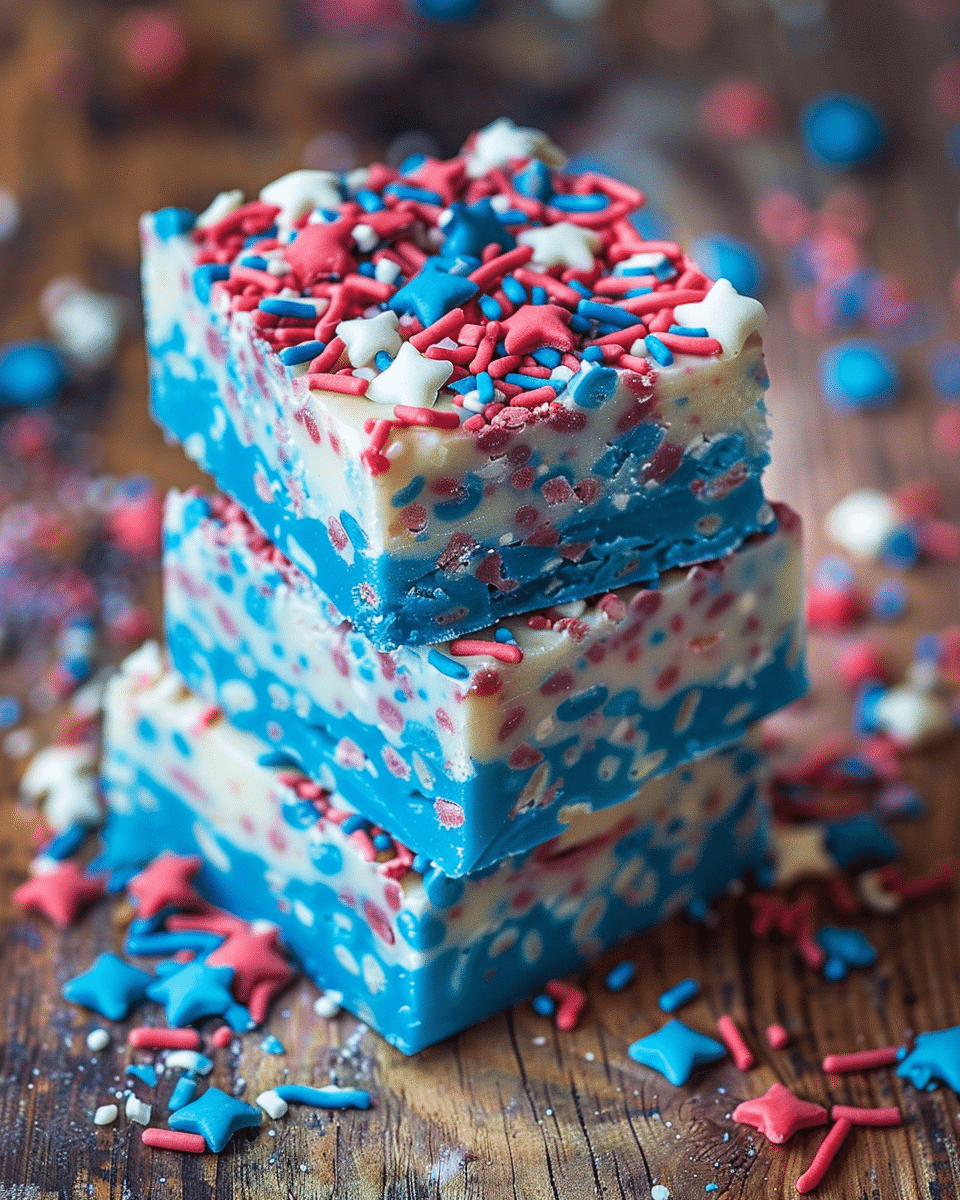 Red White and Blue Fudge