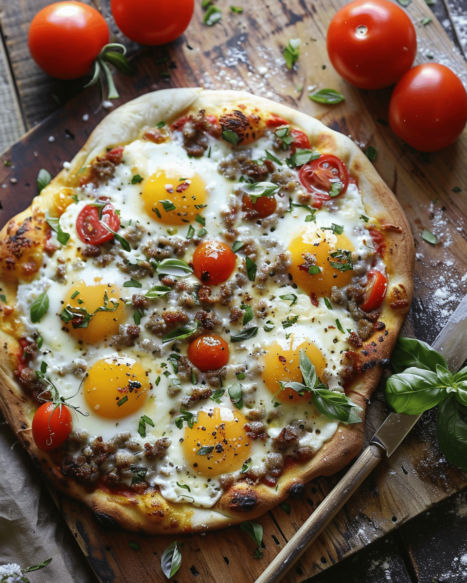Build Your Own Breakfast Pizzas