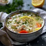 Greek Lemon Chicken Soup With Rice