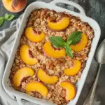 Peach Baked Oatmeal
