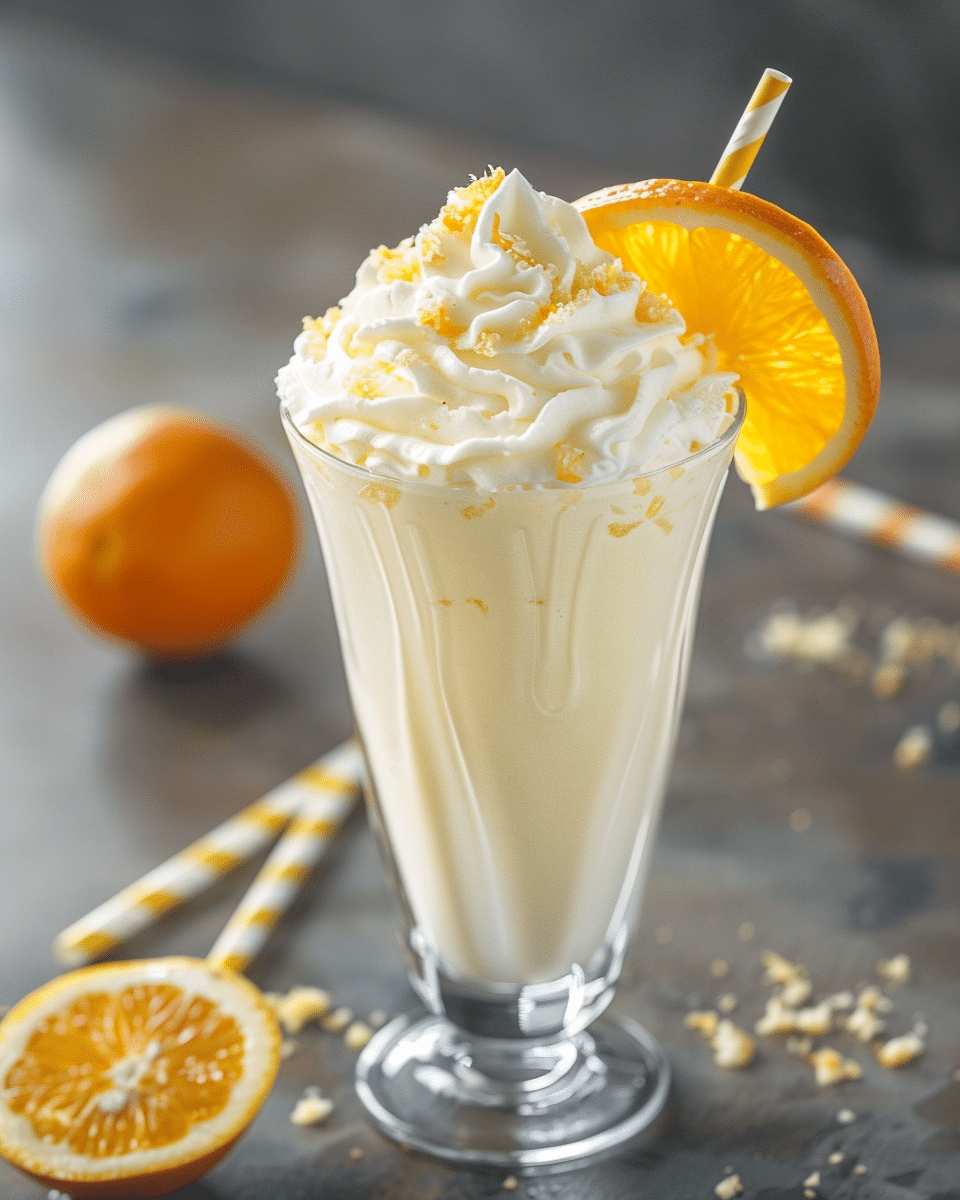 Orange Creamsicle Milkshake