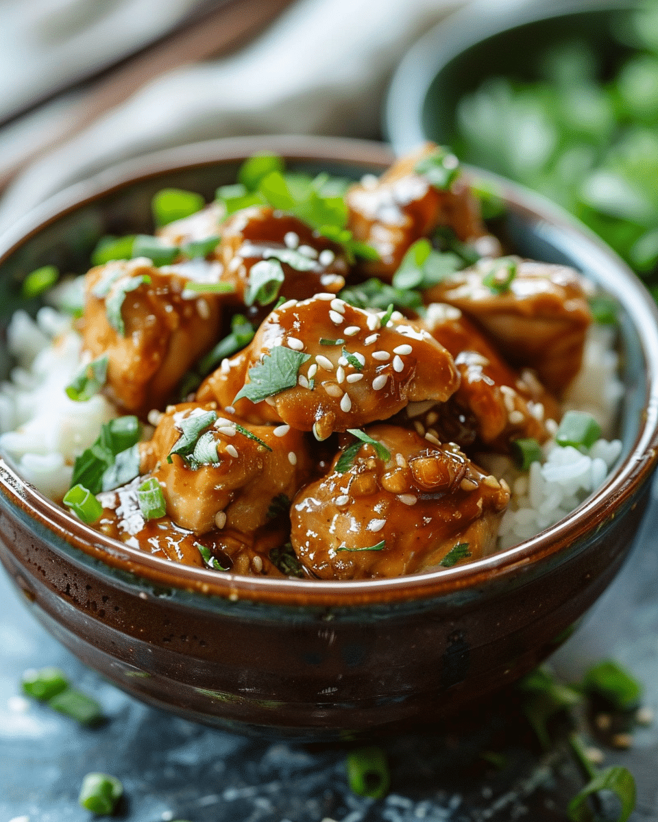 Easiest Slow Cooker Honey Garlic Chicken