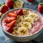 Strawberry Banana Smoothie Bowl Recipe
