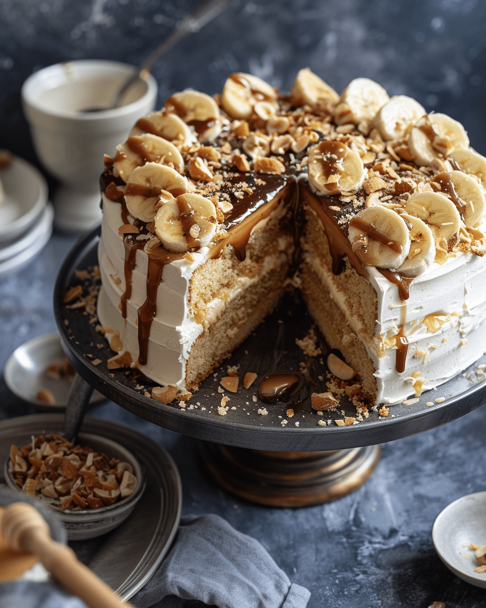 Easy Banoffee Cake