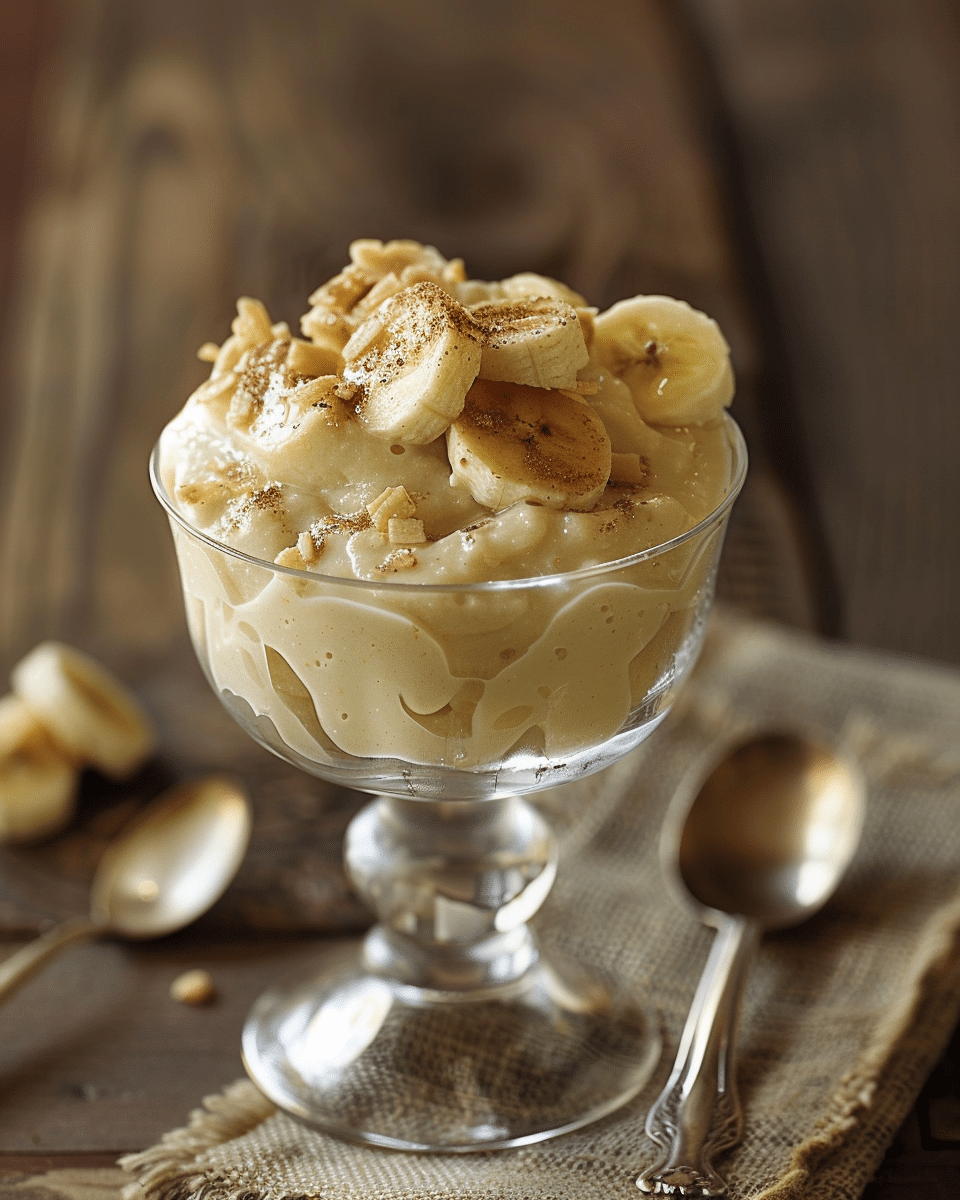 Healthy Banana Pudding