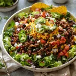 Classic Taco Salad with Zippy Cilantro Dressing