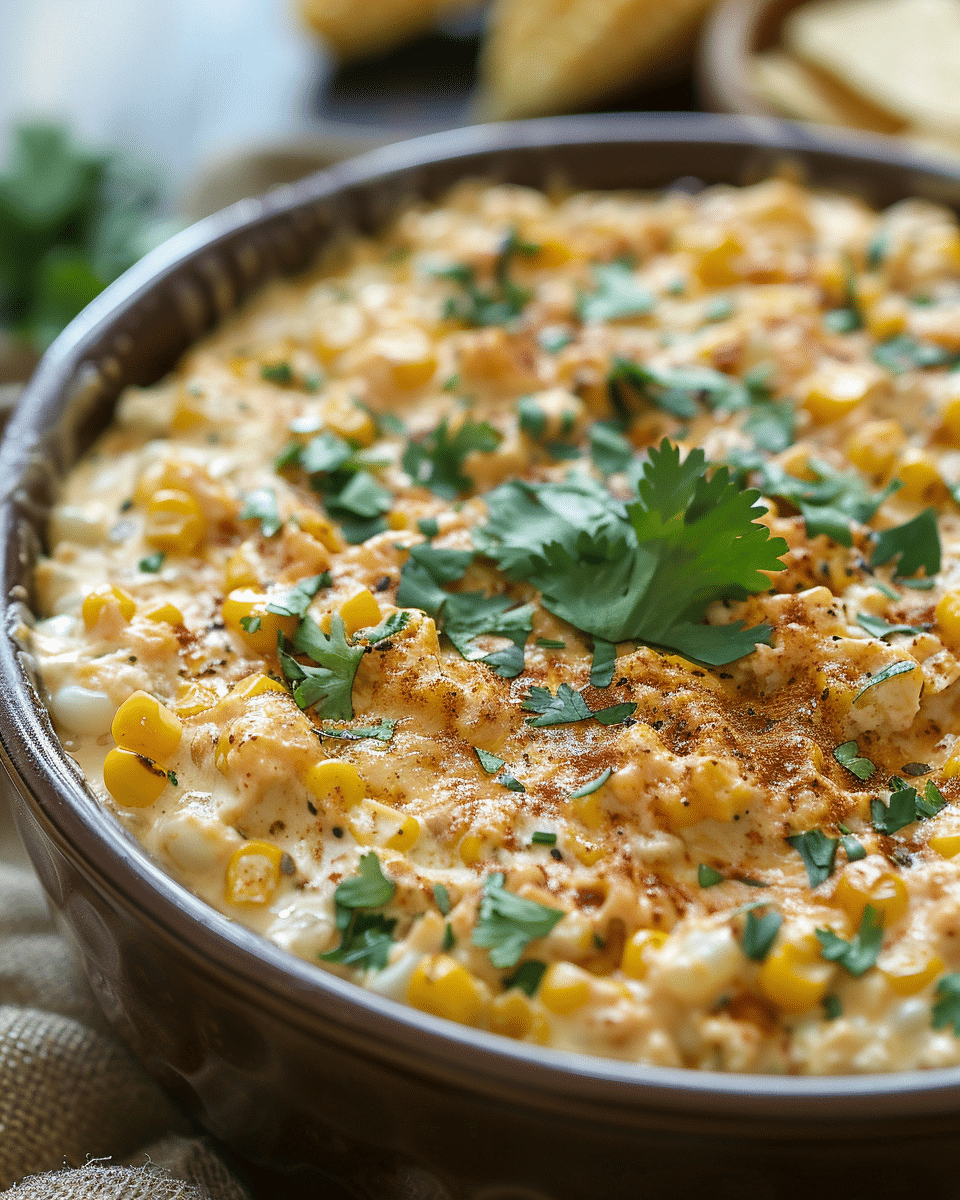 Best Crock Pot Mexican Street Corn Dip