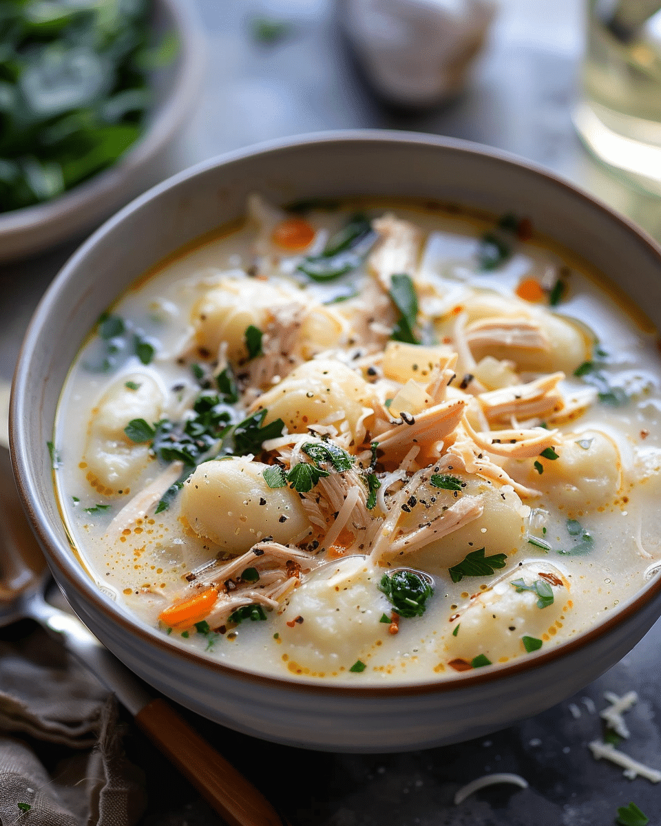 Chicken Gnocchi Soup
