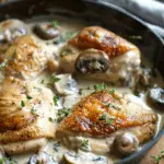 Creamy Chicken and Mushroom One Pan Casserole Recipe