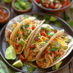 Fiesta Slow Cooker Shredded Chicken Tacos