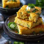Skillet Hatch Chile Cornbread with Hatch Chile Honey Butter