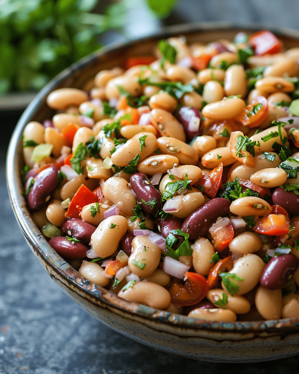 Dense Bean Salad Recipe