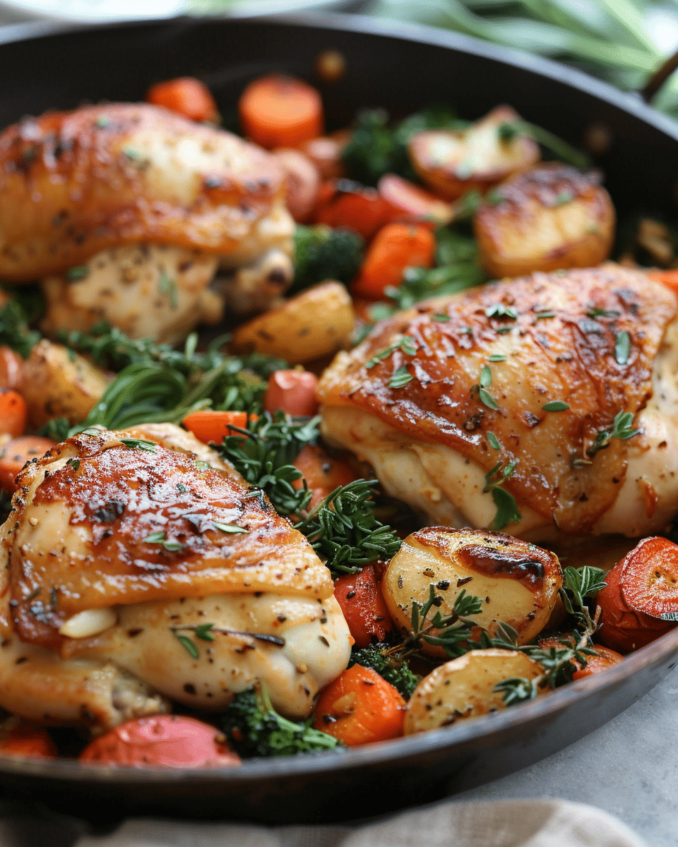 Sheet Pan Garlic Butter Chicken