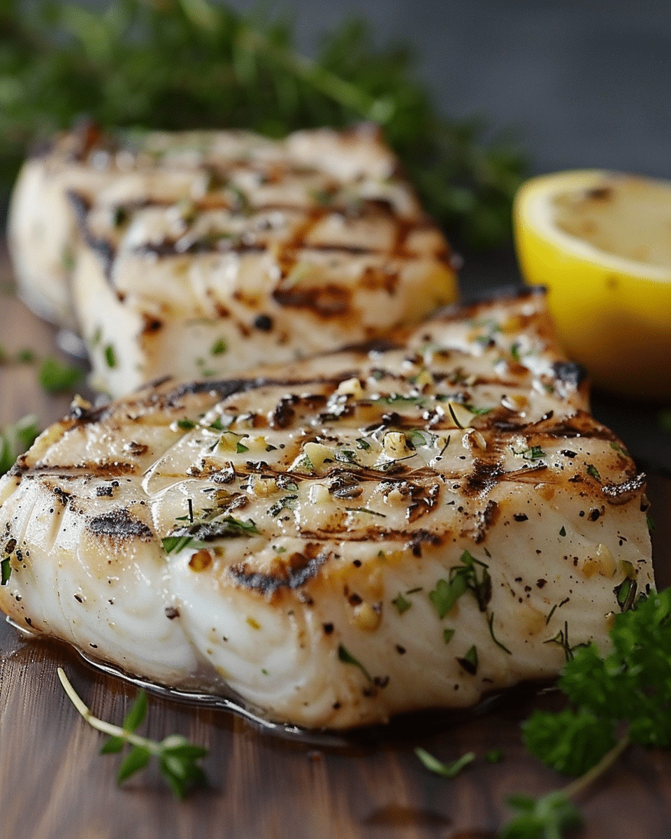 Lemon Garlic Swordfish Recipe
