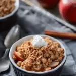 Single Serve Healthy Apple Crisp