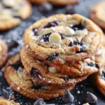 Blueberry White Chocolate Chip Cookies