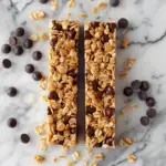 No Bake Chocolate Chip Granola Bars