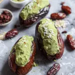 Matcha Stuffed Dates