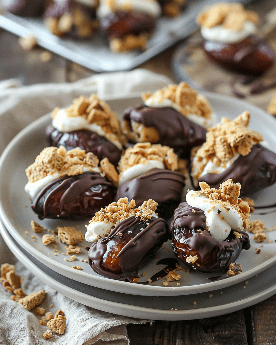 S'mores Stuffed Dates