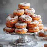 Mini Powdered Sugar Donuts