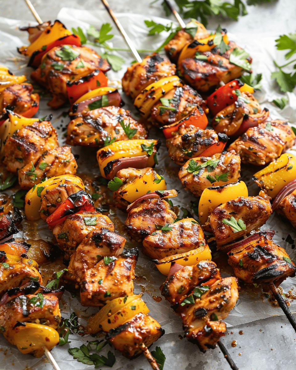 Middle Eastern-Style Grilled Chicken Kabobs