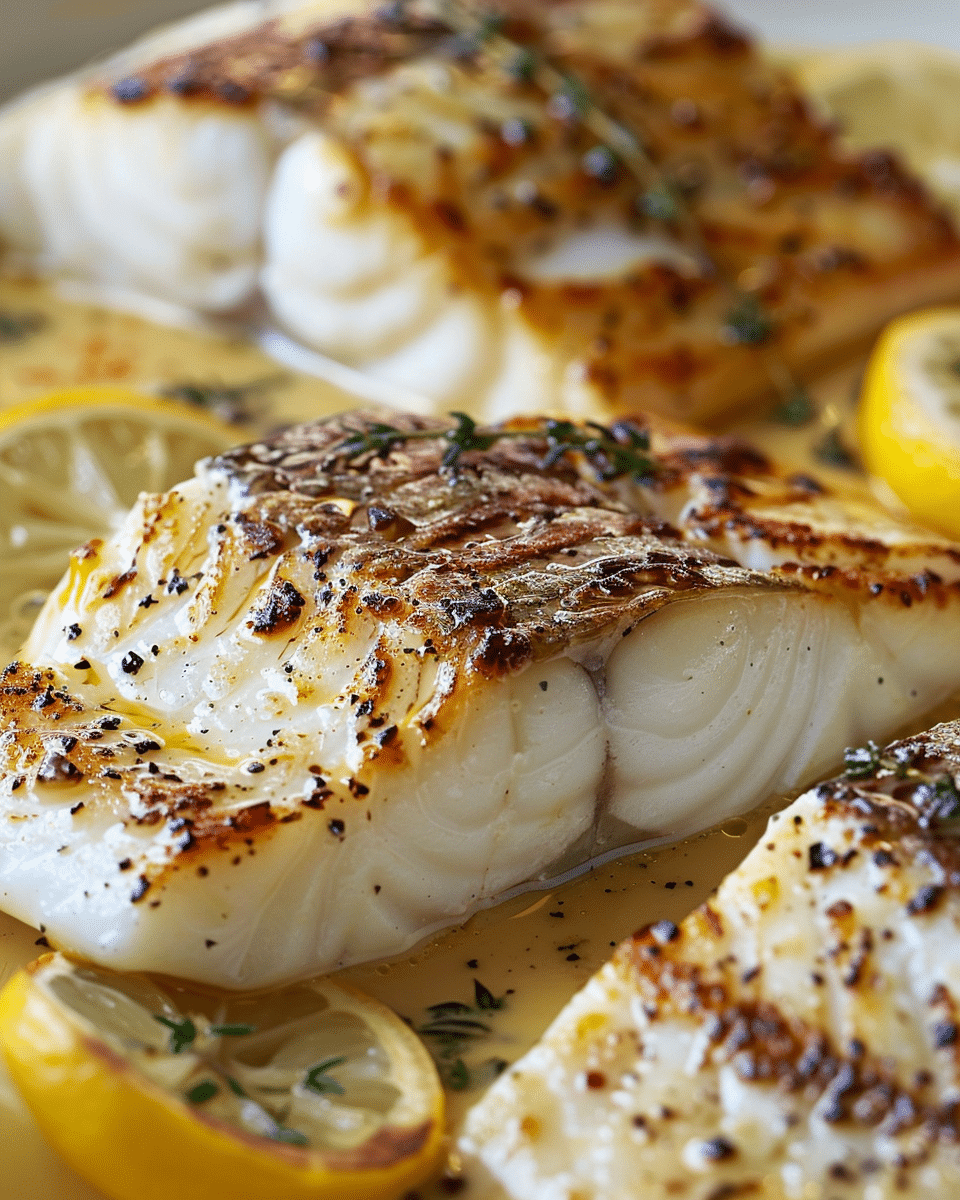 Halibut Recipe (With Lemon Butter Sauce)