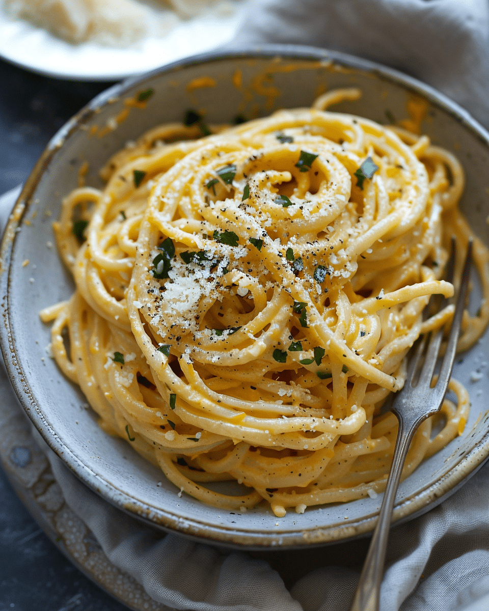 Creamy Parmesan Pumpkin Pasta