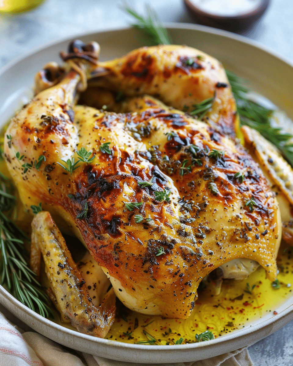 Spatchcock Chicken (Crispy & Juicy!) Recipe