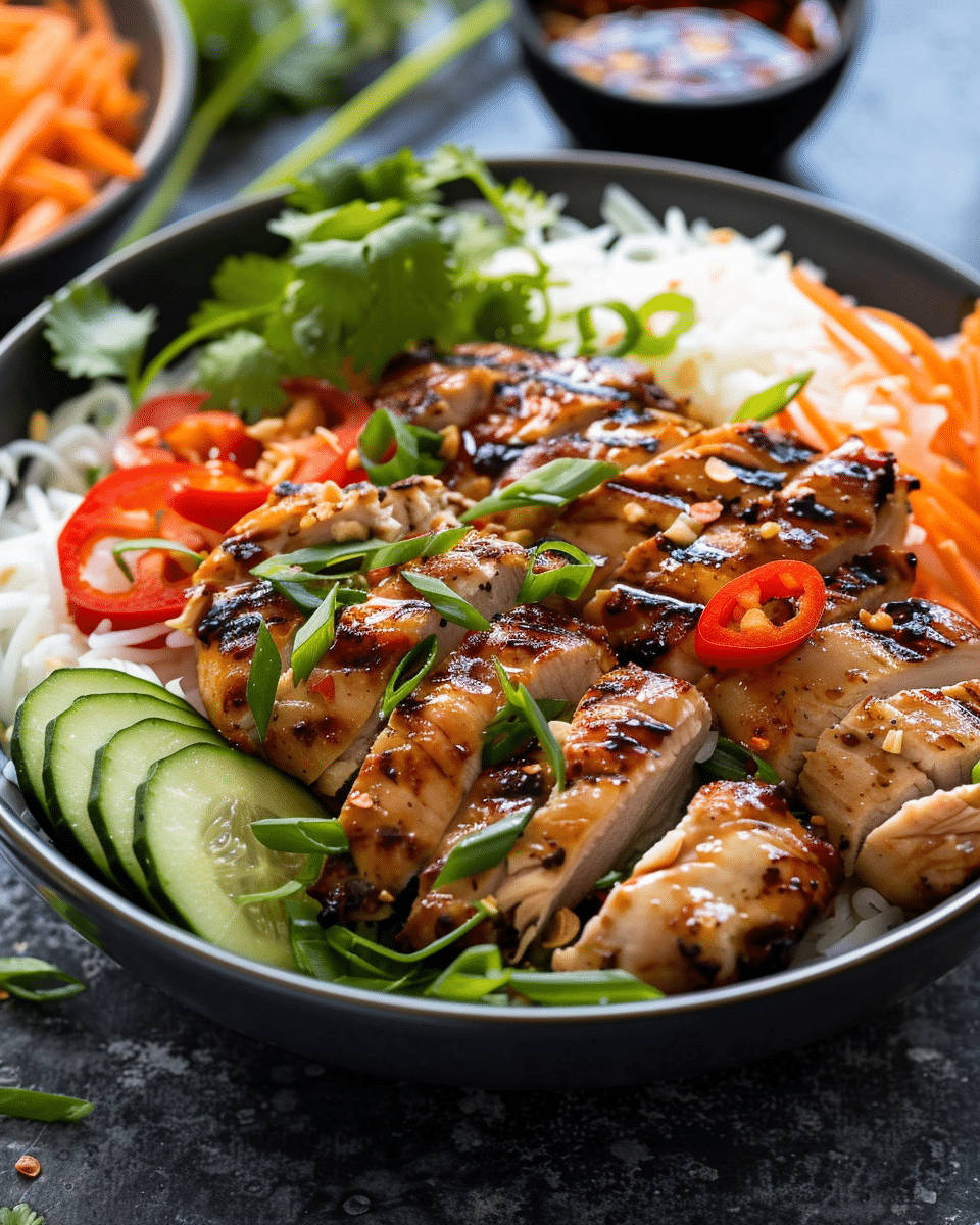 Vietnamese Grilled Chicken Meal Prep