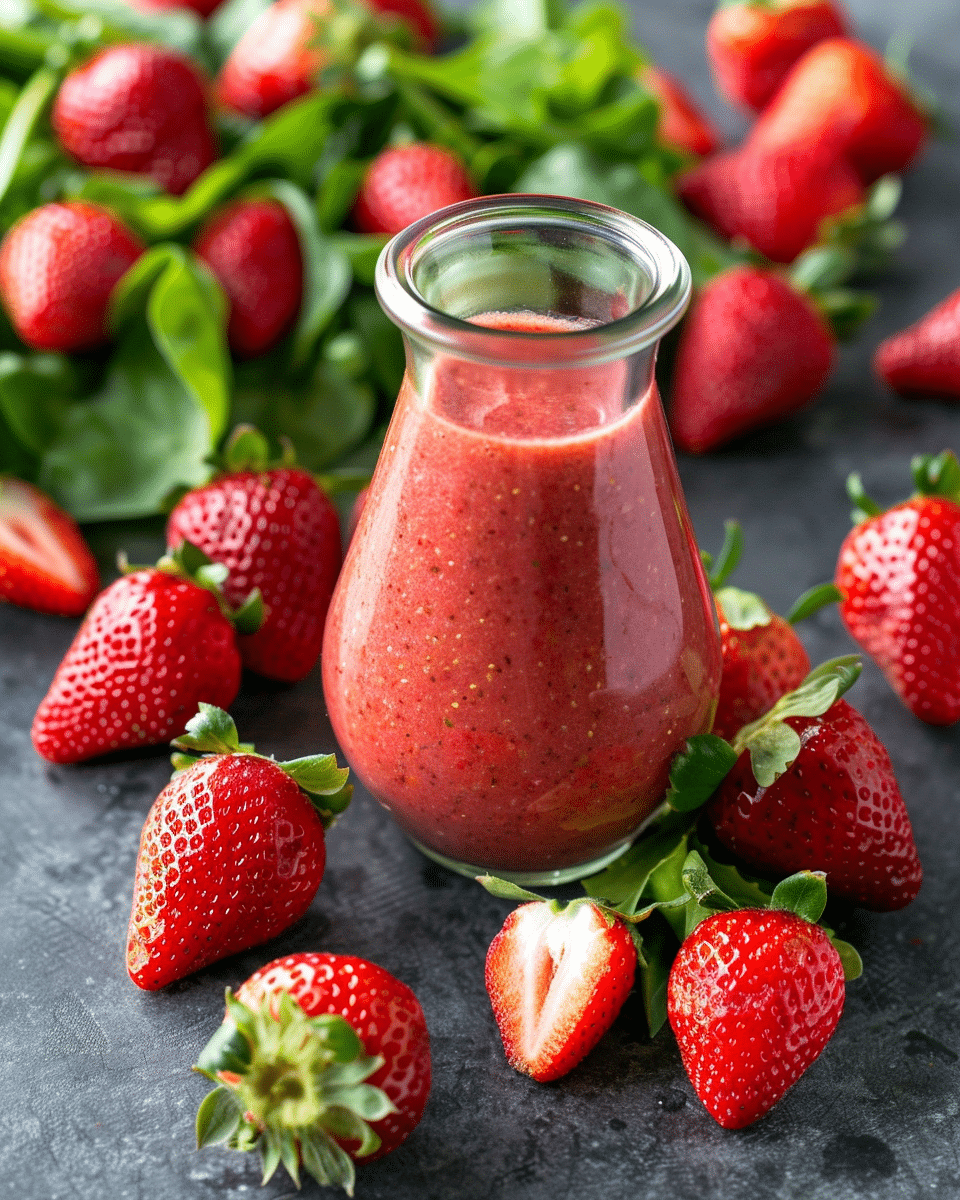 Strawberry Vinaigrette (5-Min No-Blend Recipe)