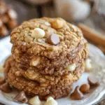 White Chocolate Caramel Healthy Cookies