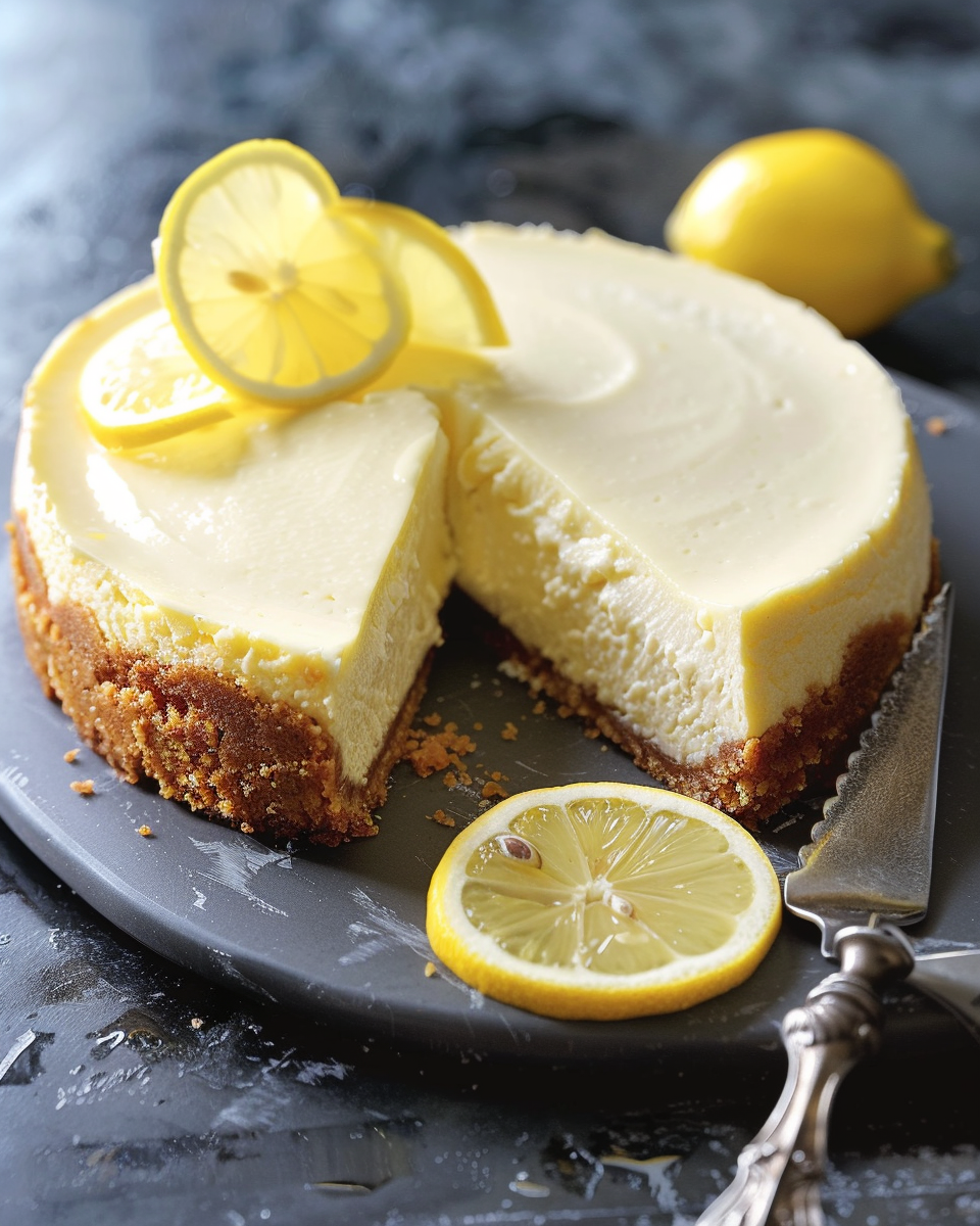 Homemade Lemon Cheesecake Recipe