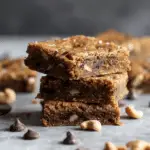 Apple Spiced Vegan Blondie Bars