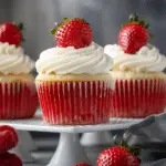 Strawberries and Cream Cupcakes