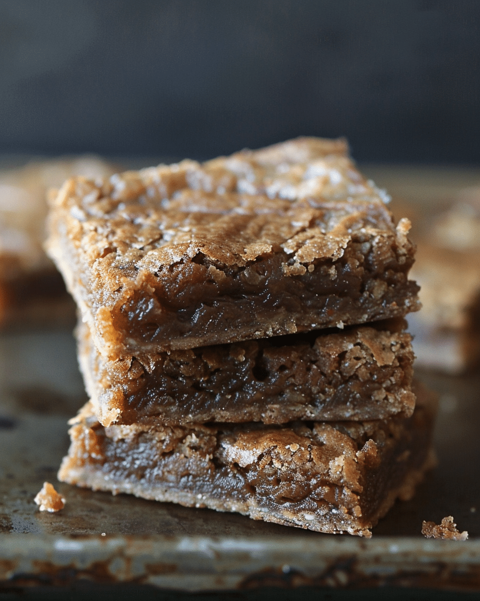Apple Spiced Vegan Blondie Bars