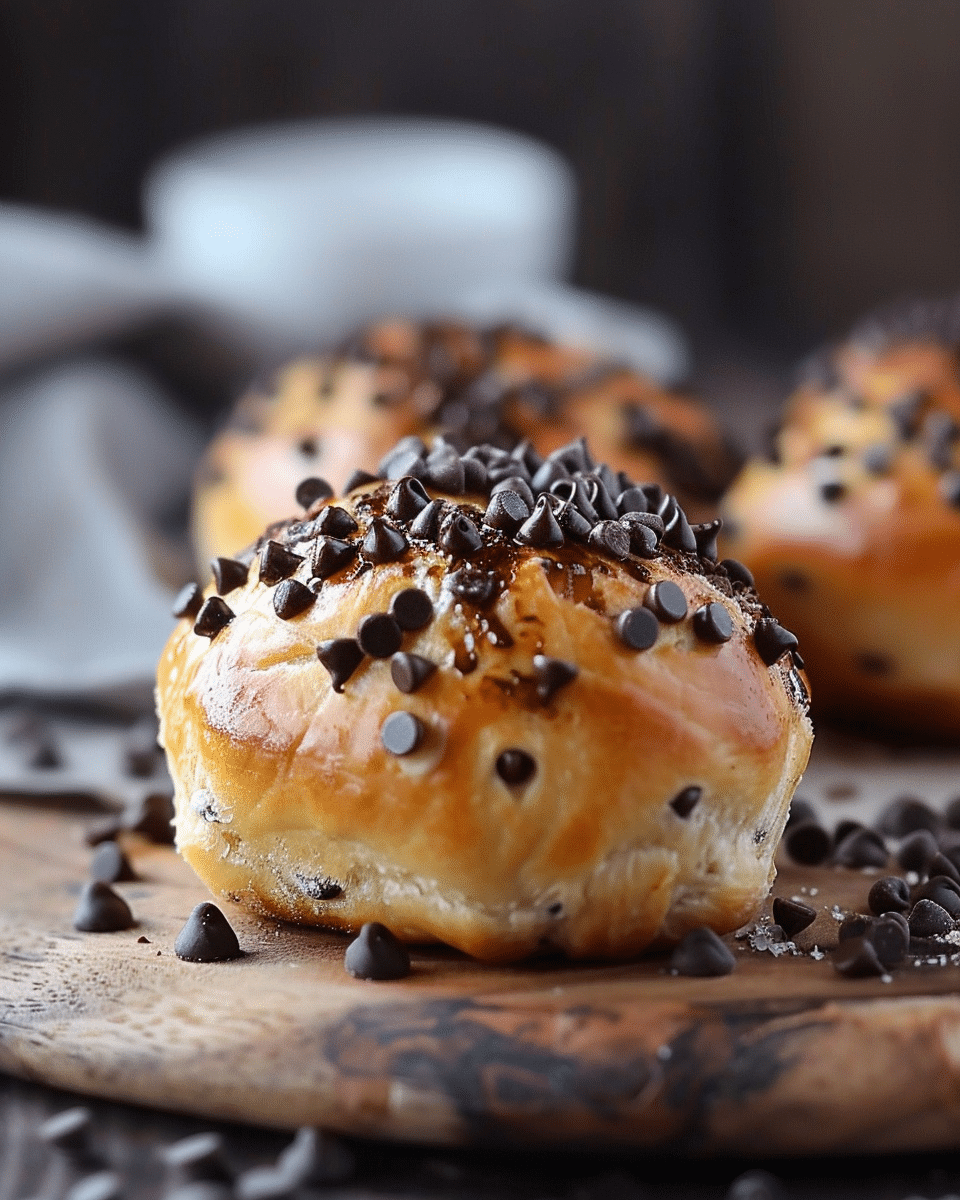 The Fluffiest Chocolate Chip Milk Buns