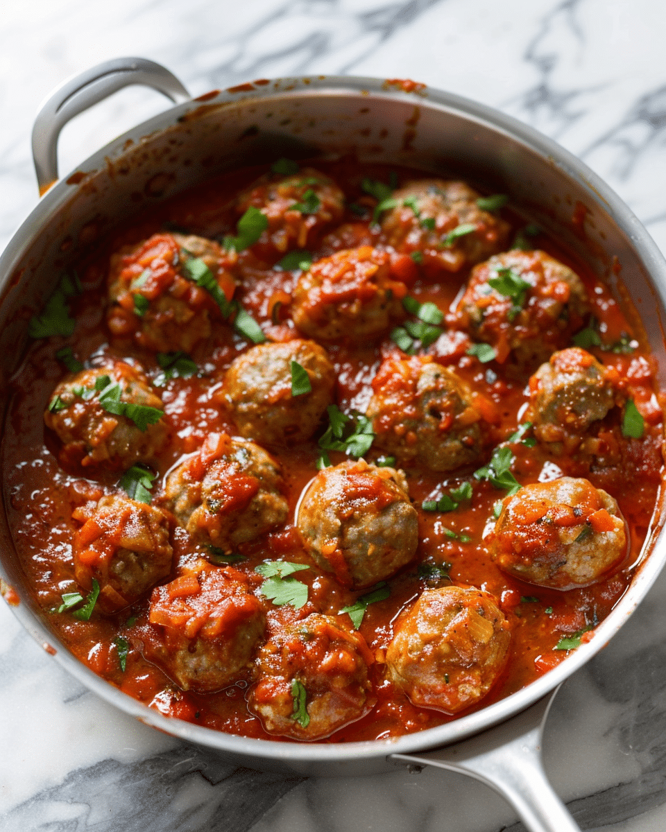 Albóndigas in Chipotle Tomato Sauce