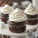Decadent Cocoa-Marshmallow Cupcakes: A Heavenly Chocolate Treat with a Marshmallow Surprise