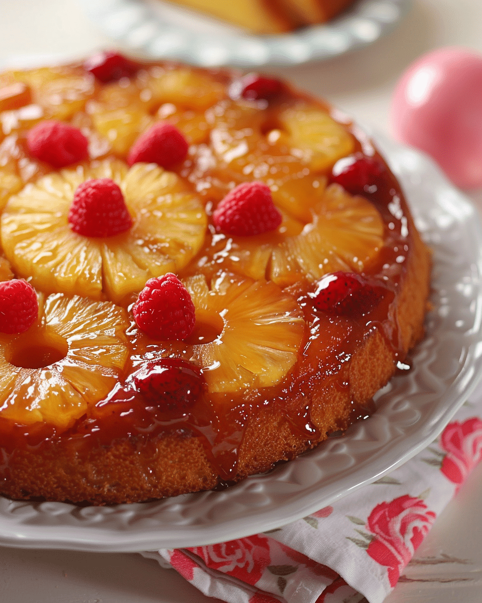Pineapple Upside Down Cake Recipe