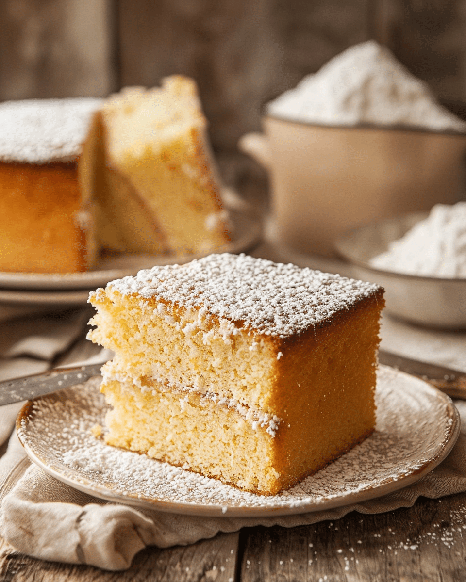 Heavenly Milk-Soaked Sponge Cake