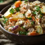 Roast Vegetable and Tuna Warm Potato Salad