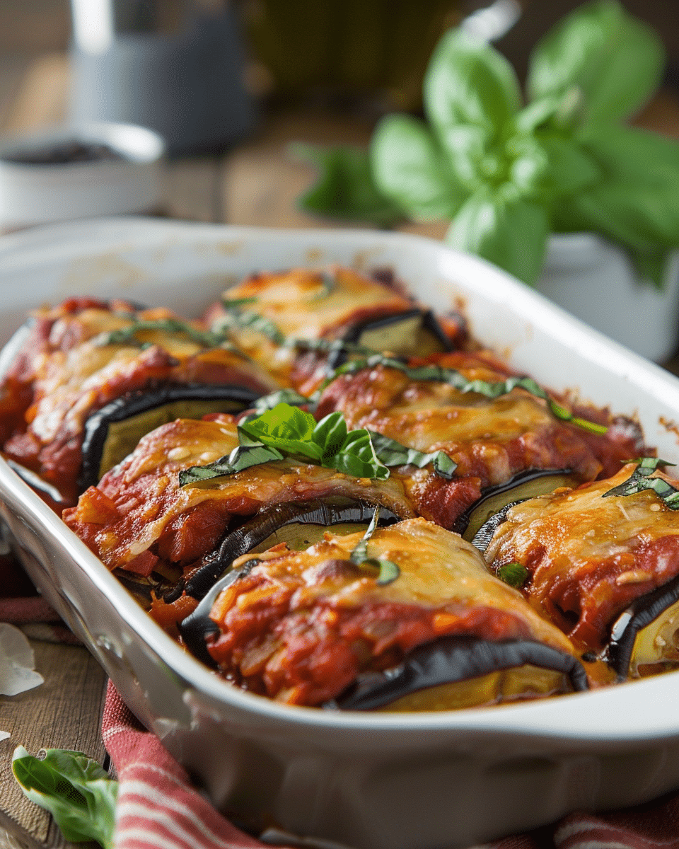 Eggplant Rollatini (Easy & Healthy)