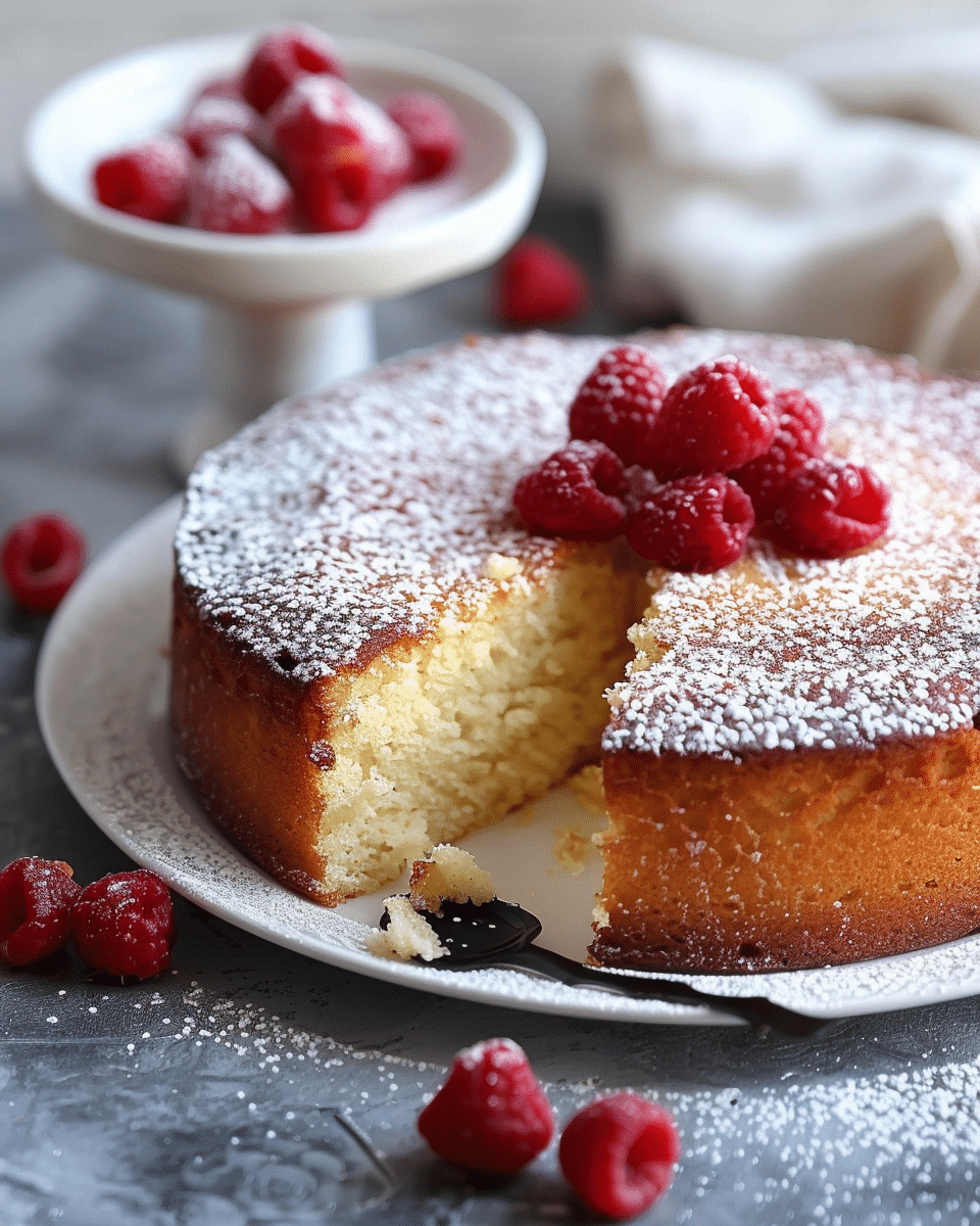 3-Ingredient Yogurt Cake (Soft, Creamy & Totally Foolproof!)