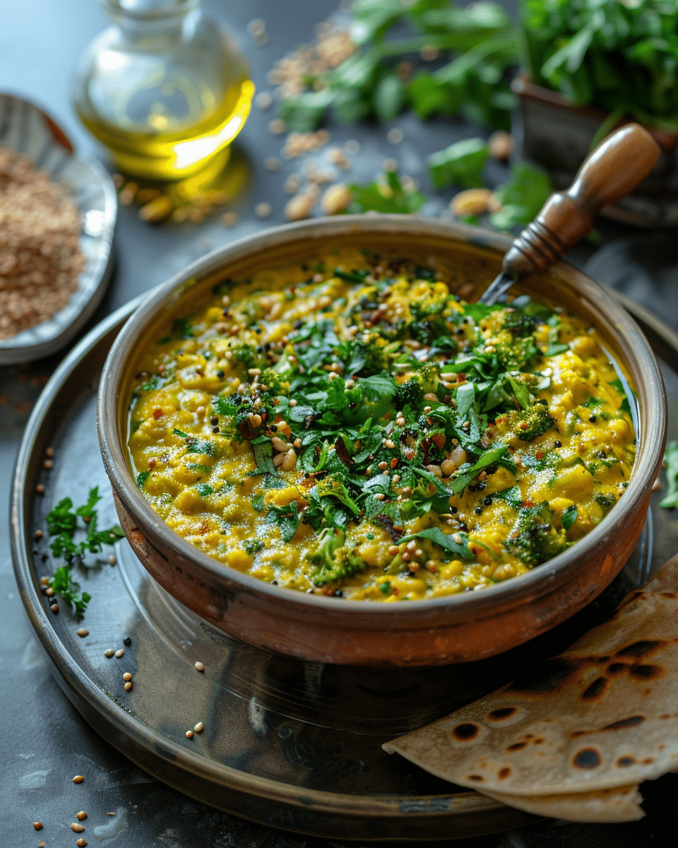 Everything Dal with Broccoli Tarka