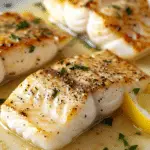 Halibut Recipe (With Lemon Butter Sauce)