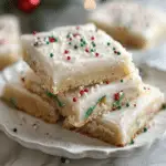 Christmas Frosted Sugar Cookie Bars