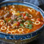 SpaghettiOs and Sausage Soup