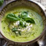 Easy Creamy Zucchini Basil Soup