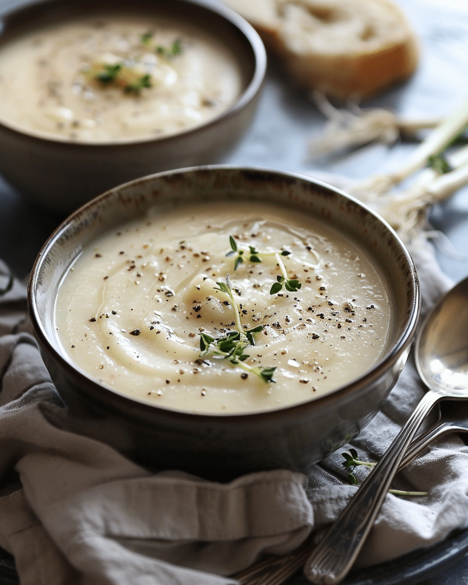 Creamy Potato Leek Soup